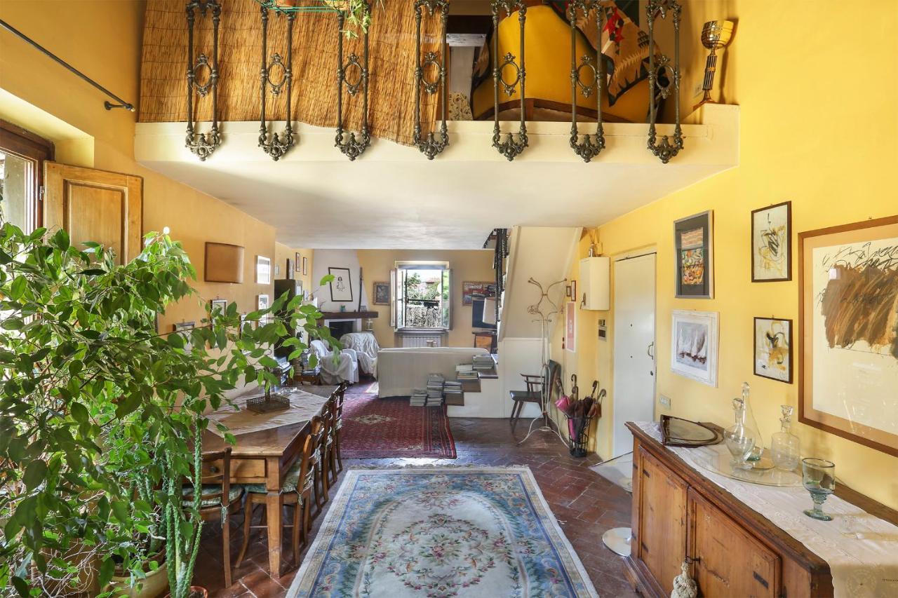 A Postcard View In A Vintage Apartment Florença Exterior foto